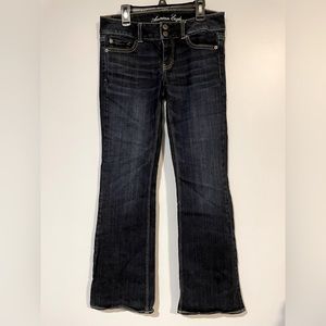 American Eagle dark wash artist jeans